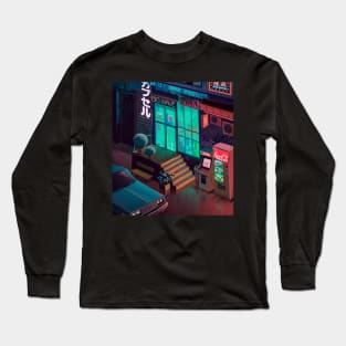 Japan street Long Sleeve T-Shirt